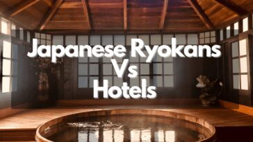 Ryokans japoneses frente a hoteles