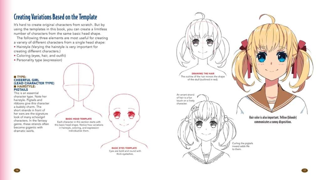 How to Draw Manga Character Sketch Progress Training Art Book Illustration Japan 