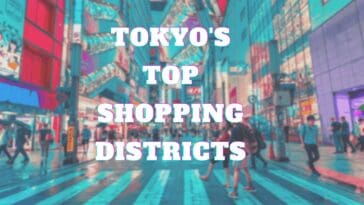 Top shopping districts in Tokyo