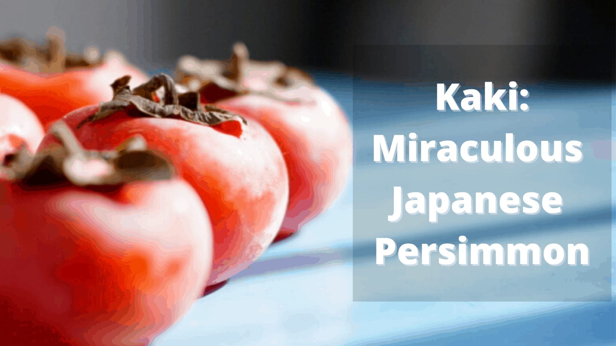 Health Benefits Of Kaki Japanese Persimmon Japan Truly