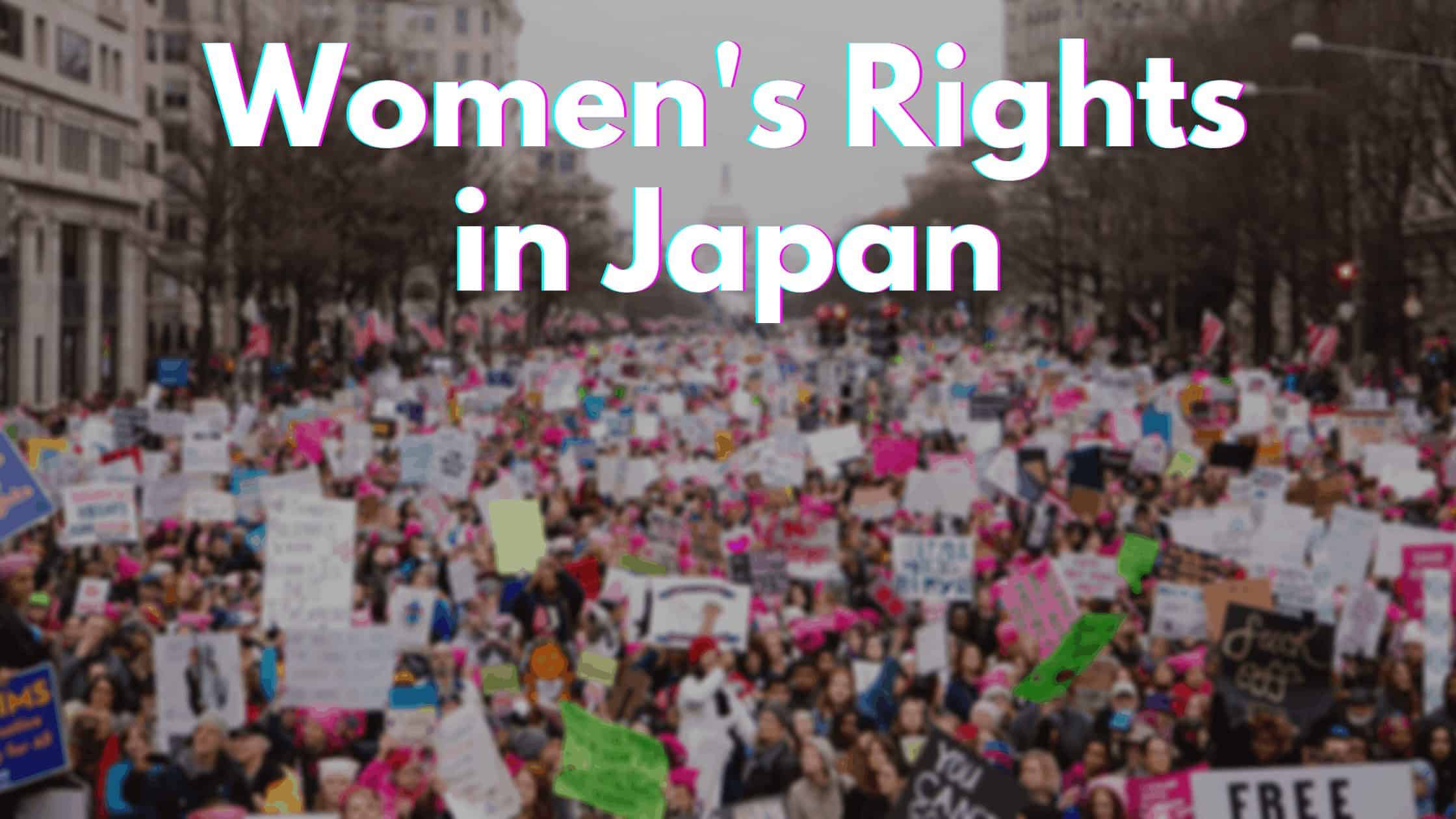 where does japan stand in its approach to women's rights