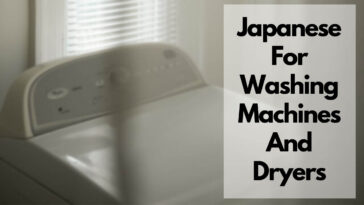 japanese for washing machine and dryers (1)