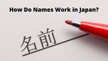 How do names work in Japan