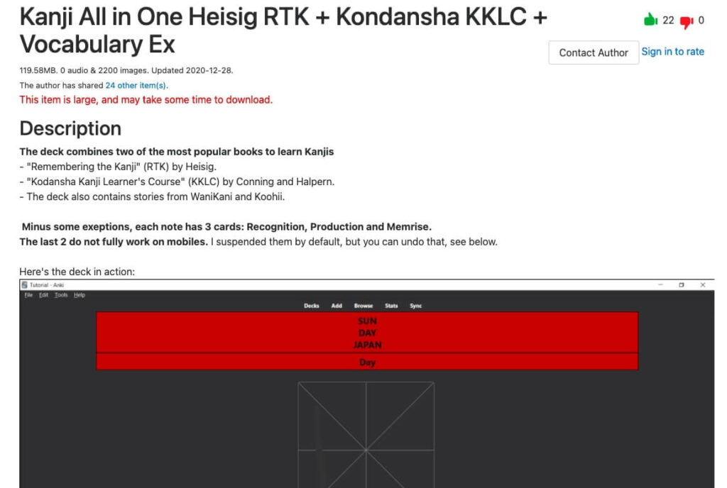 anki japanese