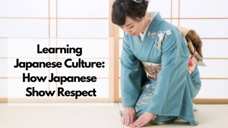 how japanese show respect