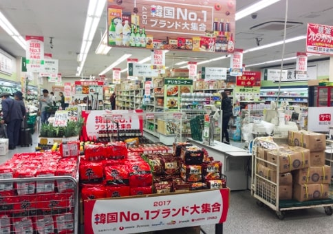 日本东京的超级市场