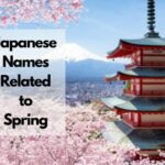 Nombres japoneses asociados a la temporada de primavera