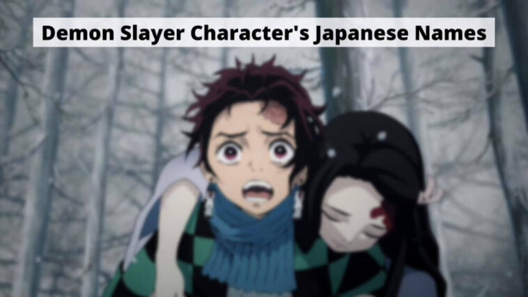 Demon Slayer Character's Japanese Names (1)