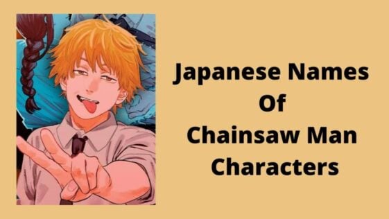 チェンソーマン登場人物の日本語名 (1)
