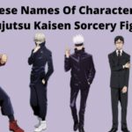 Japanese Names Of Characters From Jujutsu Kaisen Sorcery Fight (1)