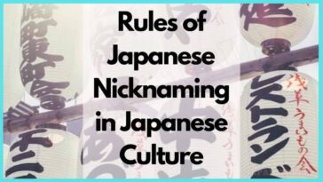 rules of japanese nicknaming