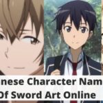 Japanese Character Names Of Sword Art Online