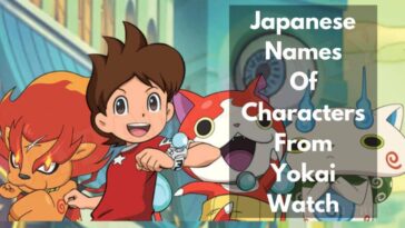 nombres japoneses de personajes de yokai watch