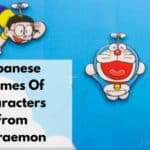 Nombres en japonés de los personajes de Doraemon