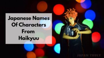 Japanese Names Of Characters From Haikyu