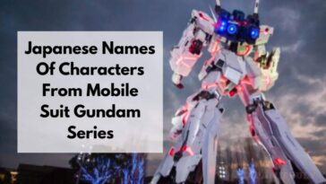 Japanese Names Of Characters From Mobile Suit Gundam Series