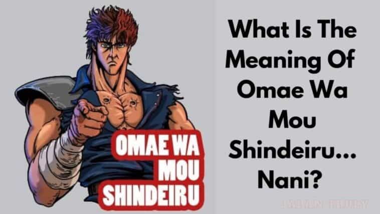 Meaning Of OMAE WA MOU SHINDEIRU