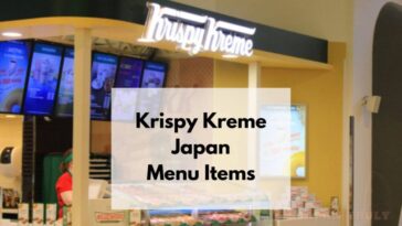Krispy Kreme在日本的菜单