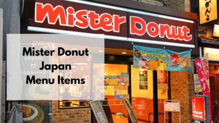 menú mister donut en japón