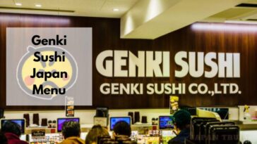 Menu Genki Sushi Japon