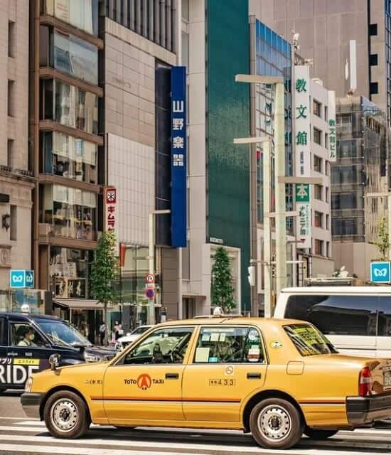 Taxis en Japón