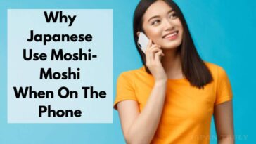 why japanese use moshi moshi when talking on phone