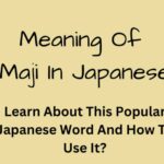 Significado de Maji en japonés