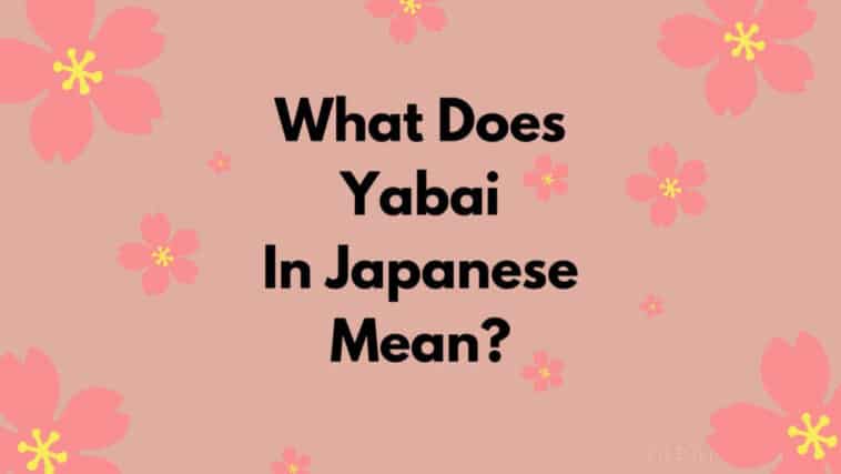 what does yabai mean