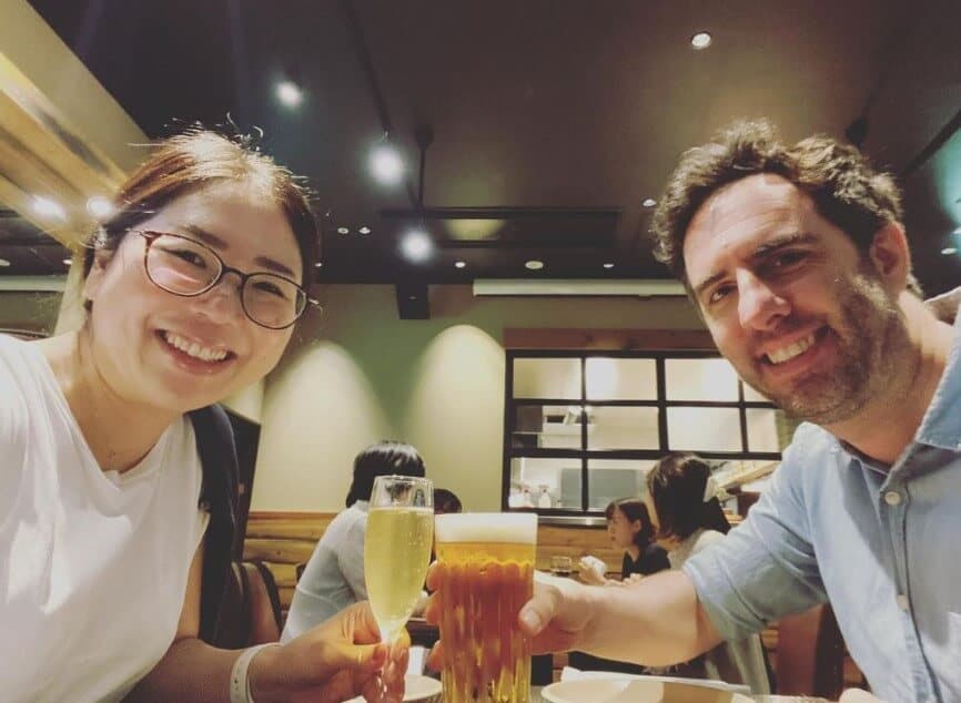 American and Japanese Couple