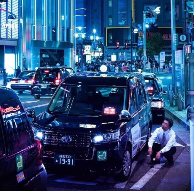 Taxi Driver In Japan