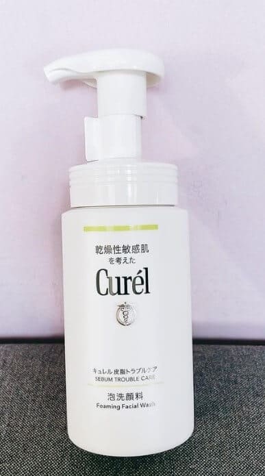 curel face wash ingredients
