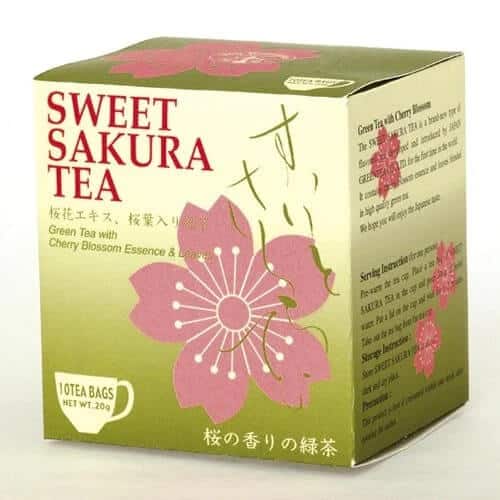 Tipos de sabores de té dulce Sakura