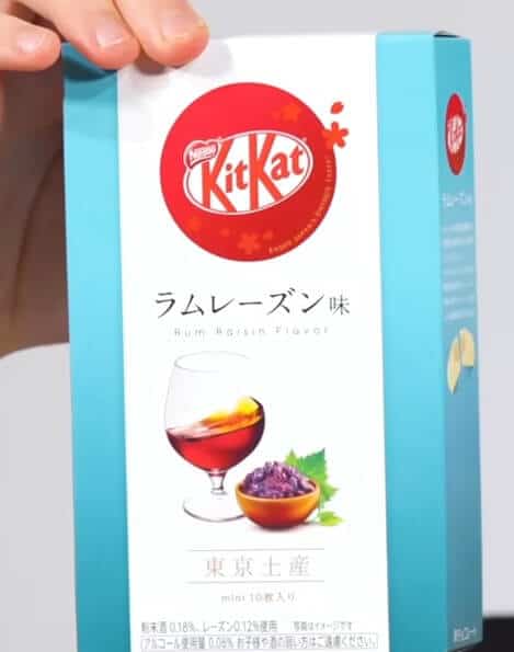 tipos de sabores de kit kat en japón
