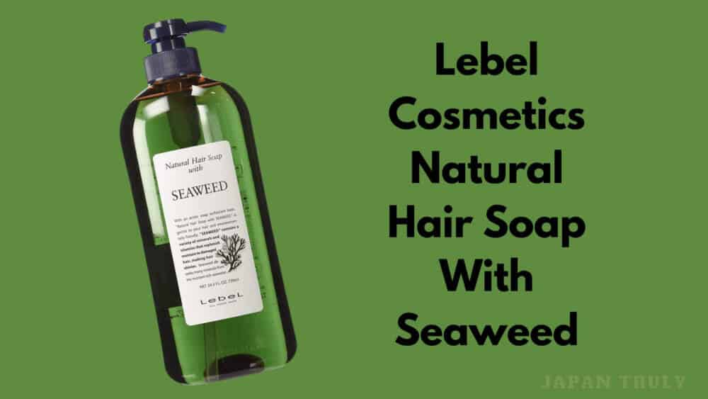 Lebel Cosmetics Jabón natural para el cabello con algas marinas