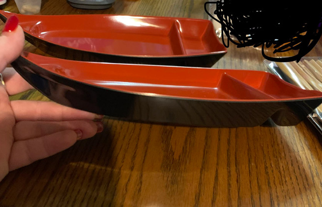 Sushi Boats Plate