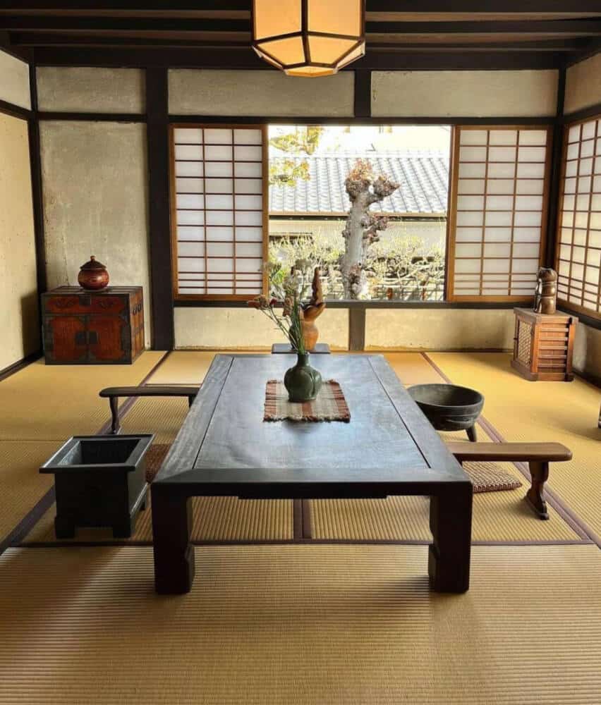 distribución de las habitaciones de tatami