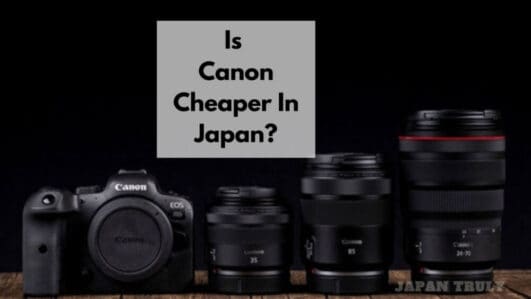 are canon camera lenses cheaper in japan