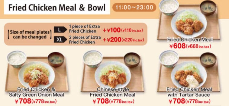 Yoshinoya In Japan Menu 2025 – Japan Truly