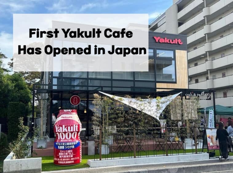 日本养乐多咖啡厅，第 1 家设有美容院的养乐多咖啡厅，咖啡厅和美容院合二为一的商店