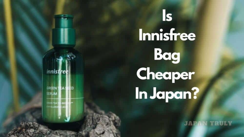 ¿es innisfree más barato en japón?