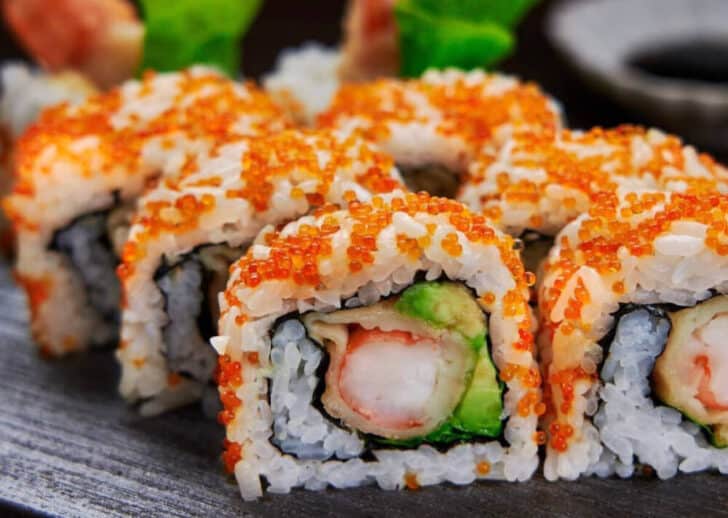 ¿Cuántas calorías tienen los rollos de sushi? Japón Verdadero