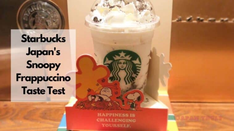 Starbucks Japan's Snoopy Frappuccino Taste Test