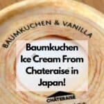 日本的 Baumkuchen 冰淇淋