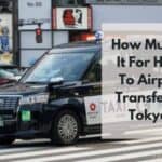 precio del traslado del hotel al aeropuerto en tokio