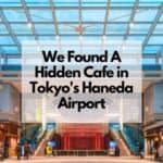 Café oculto en el aeropuerto de Haneda de Tokio's
