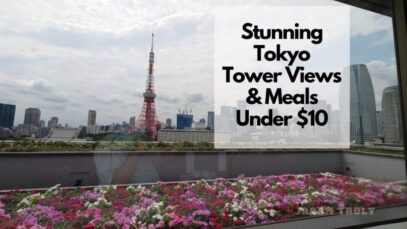 Impresionantes vistas de la Torre de Tokio y comidas por menos de $10